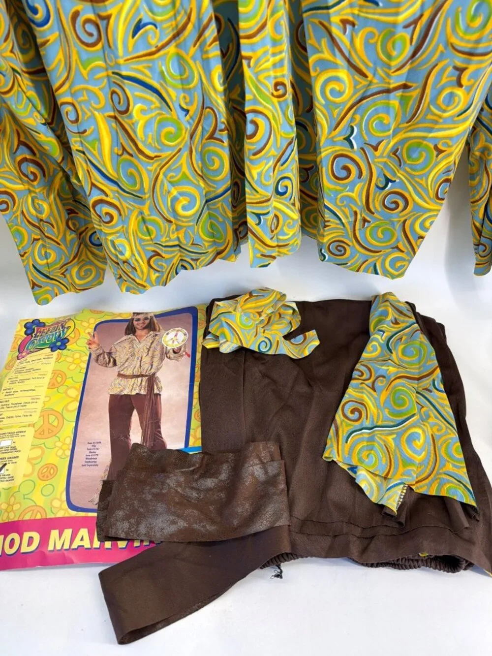 70s Groovy Men Costume Mod Marvin Cosplay Complete Set Size Standard